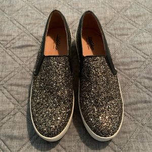 Glittery Platform Sneakers